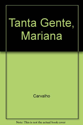 Tanta Gente, Mariana (9789721021303) by Carvalho