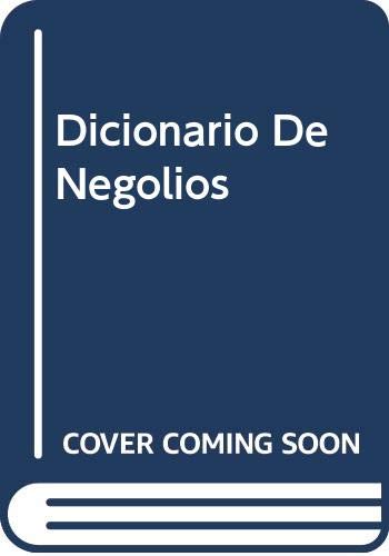 9789722011235: Dicionario De Negolios