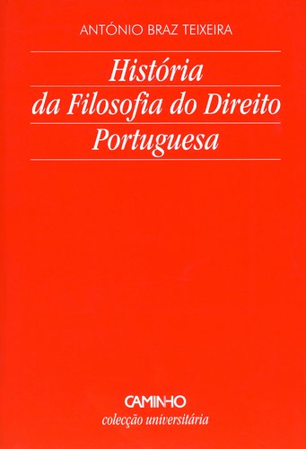 9789722116831: Histria da Filosofia do Direito Portuguesa (Portuguese Edition)