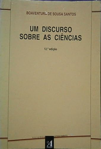 9789723601749: Um Discurso Sobre As Cincias