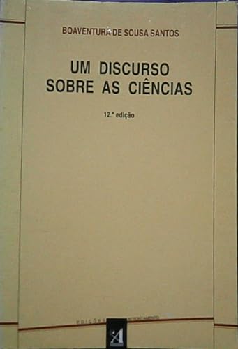 9789723601749: Um Discurso Sobre as Cincias (Portuguese Edition)