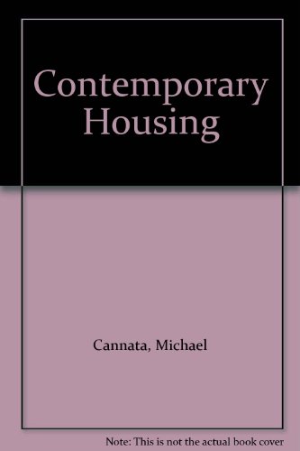 9789724136325: Contemporary Housing