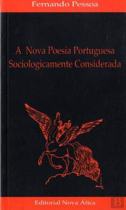 Stock image for Nova Poesia Portuguesa Sociologicamente Considerada for sale by Luckymatrix