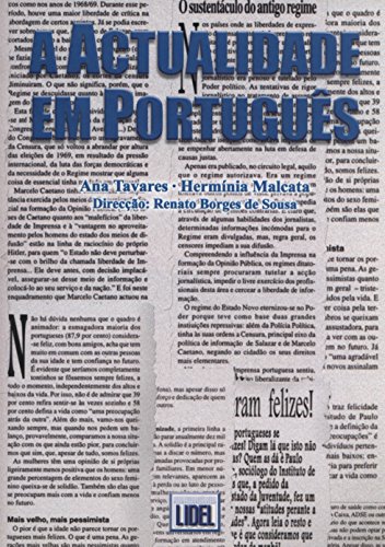 Beispielbild fr A Actualidade Em Portugues (Portuguese Edition) zum Verkauf von Hawking Books