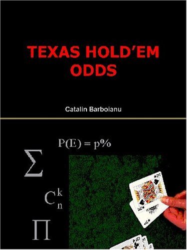 Beispielbild fr Texas Hold'em Odds zum Verkauf von WorldofBooks