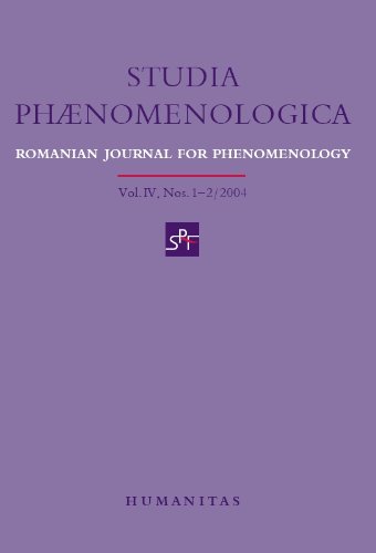 STUDIA PHAENOMENOLOGICA Vol.IV, N. 1-2. Claude ROMANO (English, French and German Edition)