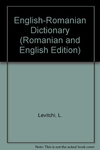Beispielbild fr English-Romanian Dictionary (Romanian and English Edition) zum Verkauf von Book Trader Cafe, LLC