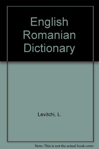 Beispielbild fr English Romanian Dictionary zum Verkauf von Caspian Books
