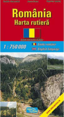 Stock image for Romania Road Map for sale by Once Upon A Time Books