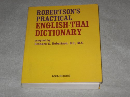 Beispielbild fr Robertson's Practical English Thai Dictionary zum Verkauf von WorldofBooks