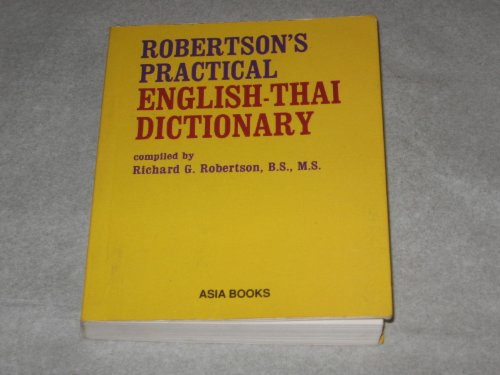Stock image for Robertsons practical English-Thai dictionary for sale by AwesomeBooks