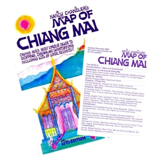9789749494301: Nancy Chandler's Map of Chiang Mai [Lingua Inglese]