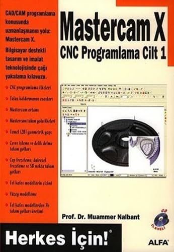9789752977334: Master CAM X CNC Programlama Cilt 1-Cd Ilaveli