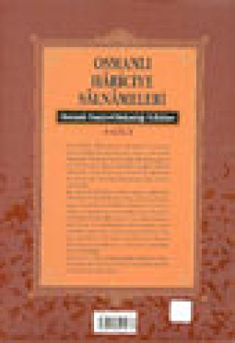 Salname-i Nezaret-i Hariciyye - Osmanli hariciye salnameleri (Osmanli Disisleri Bakanligi yilligi...