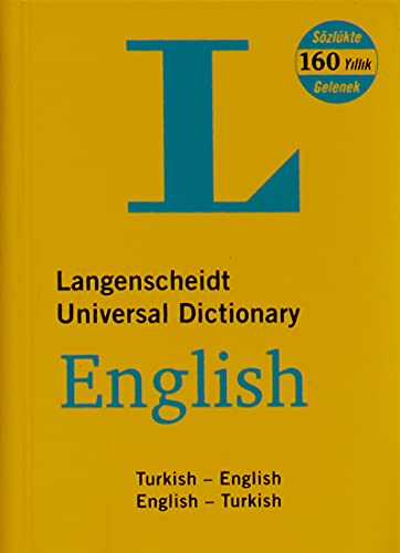 9789754056839: Langenscheidt English-Turkish, Turkish-English Universal Dictionary