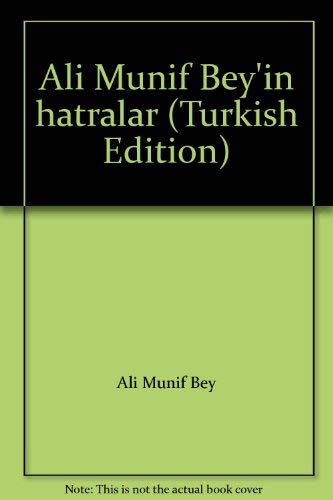 Stock image for Ali Mnif Bey'in htiralari. for sale by Khalkedon Rare Books, IOBA