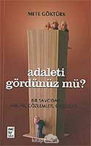 Beispielbild fr Adaleti Grdnz m: Bir Savcidan Anilar, Gzlemler, Grsler zum Verkauf von medimops