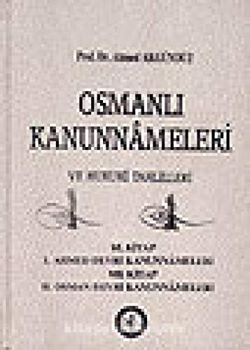 Stock image for Osmanli Kanunnmeleri ve Hukuki Tahlilleri Vols. 1-9 for sale by Istanbul Books