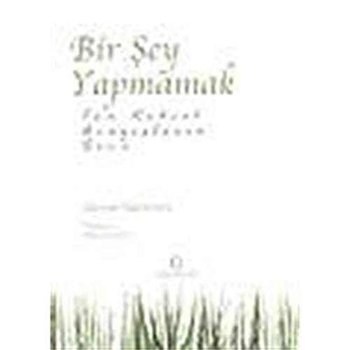 9789757800378: BİR ŞEY YAPMAMAK