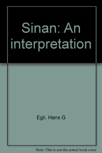 9789758070121: Sinan: An interpretation