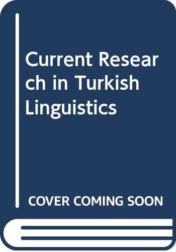 Stock image for Current Research in Turkish Linguistics Imer, Kamile and Dogan, Gurkan for sale by Hay-on-Wye Booksellers