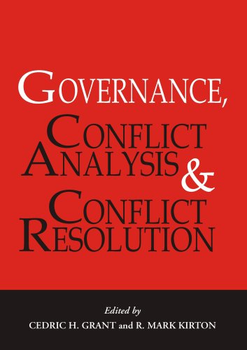 Imagen de archivo de Governance, Conflict Analysis and Conflict Resolution a la venta por HPB-Red