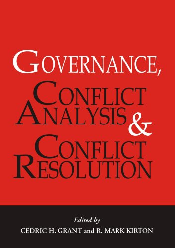 Stock image for Governance, Conflict Analysis and Conflict Resolution for sale by HPB-Red