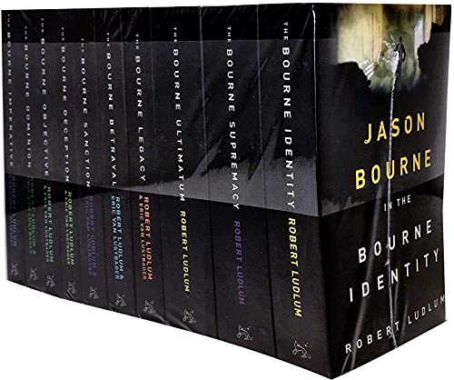Stock image for Robert Ludlum Collection Jason Bourne Series 7 Books Bundle (The Bourne Dominion, The Bourne Imperative, The Bourne Betrayal, The Bourne Legacy, The Bourne Deception, The Bourne Ultimatum, The Bourne Supremacy) for sale by Revaluation Books