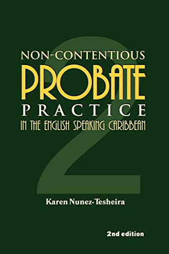 9789768167422: Non-Contentious Probate Practice in the English Speaking Caribbean (2)