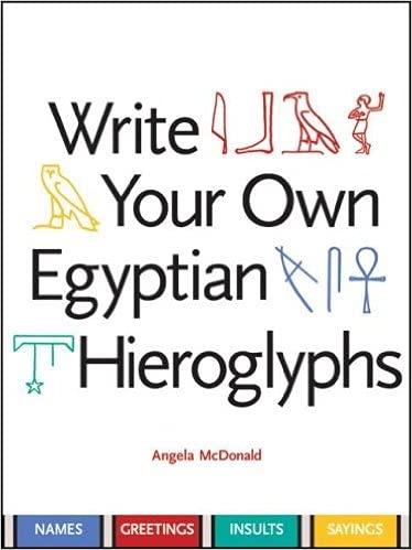 Beispielbild fr Write Your Own Egyptian Hieroglyphs: Names, Greetings, Insults, Sayings zum Verkauf von AwesomeBooks