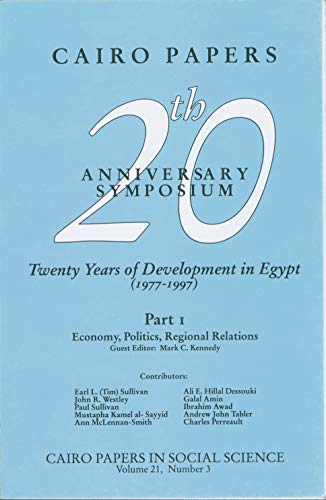 Beispielbild fr Twenty Years of Development in Egypt: I: Cairo Papers Vol. 21, No. 3 zum Verkauf von Gabis Bcherlager