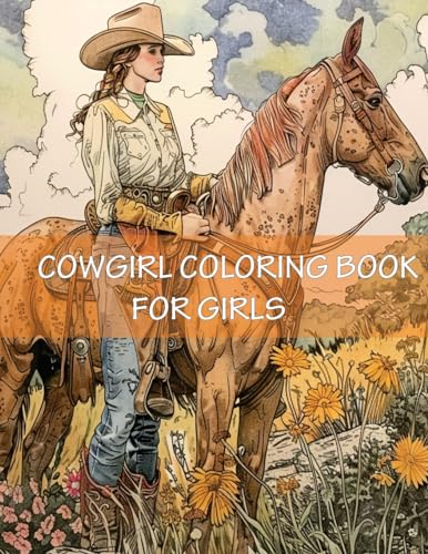 Stock image for Cowgirl Coloring Book For Girls: Western Country Cow Girls With Cowboy Boots, Hats, Horses and More for the Girls for sale by GreatBookPrices