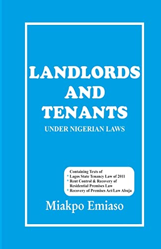 Stock image for Landlord and Tenants Under Nigeria Law for sale by Revaluation Books