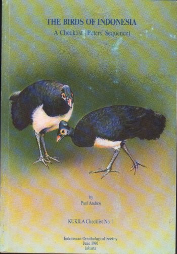 Stock image for The Birds of Indonesia, a checklist (Peters' Seque for sale by N. Fagin Books