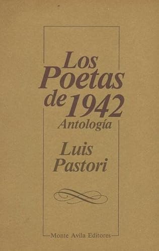 9789800102367: Los Poetas de 1942: Antologia (Spanish Edition)