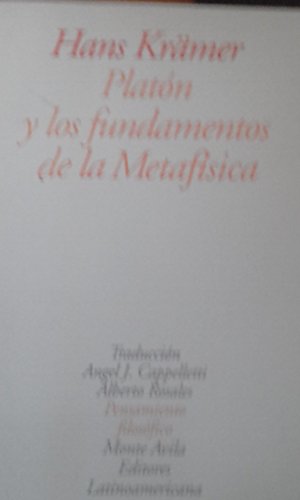 9789800107270: Platon y Los Fundamentos de La Metafisica (Spanish Edition)