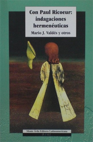 9789800111307: Con Paul Ricoeur: Indagaciones Hermeneuticas