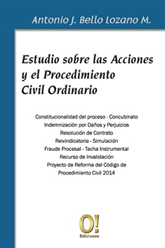 Beispielbild fr Estudio sobre las Acciones y el Procedimiento Civil Ordinario (Spanish Edition) zum Verkauf von Lucky's Textbooks