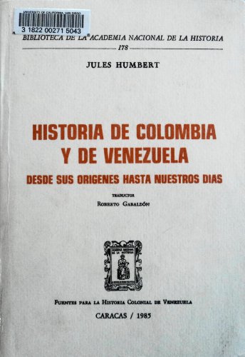 9789802220038 Historia De Colombia Y De Venezuela Desde Sus