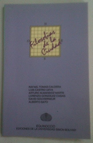 Stock image for Filosofias De La Ciudad for sale by Guido Soroka Bookseller