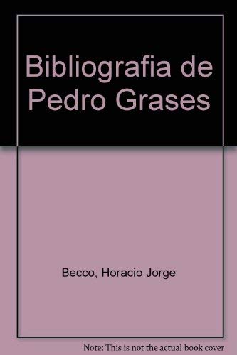 Imagen de archivo de Bibliografia de Pedro Grases a la venta por Zubal-Books, Since 1961