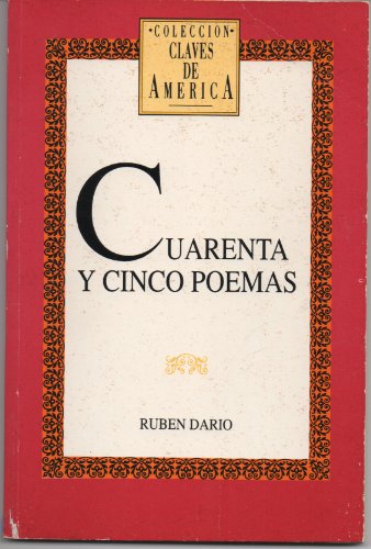 Beispielbild fr Cuarenta y Cinco Poemas zum Verkauf von Guido Soroka Bookseller