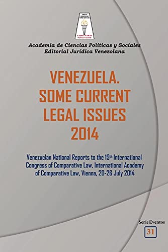 Imagen de archivo de Venezuela. Some Current Legal Issues 2014 a la venta por Lucky's Textbooks