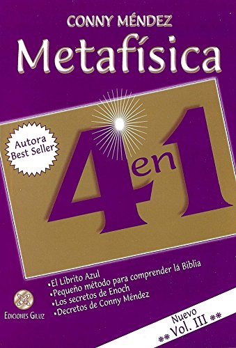 Stock image for METAFSICA 4 EN 1. VOLUMEN III: EL LIBRITO AZUL - PEQUEO MTODO PARA COMPRENDER LA BIBLIA - LOS SECRETOS DE ENOCH - DECRETOS DE CONNY MNDEZ for sale by KALAMO LIBROS, S.L.