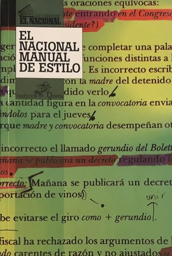 Imagen de archivo de El Nacional Manual De Estilo (Spanish Edition) a la venta por HPB Inc.