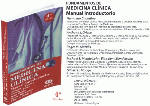 Stock image for Fundamentos De Medicina Cl'nica Manual Introductorio for sale by Libros del Mundo