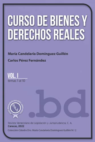 Imagen de archivo de Curso de Bienes y Derechos Reales Vol. I: temas 1-10 (Coleccin Ctedra Dra. Mara Candelaria Domnguez Guilln) (Spanish Edition) a la venta por Books Unplugged