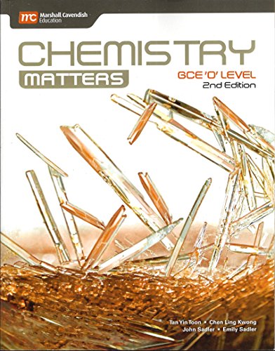 Stock image for Chemistry Matters CGE'O' Level 2nd Edition for sale by Better World Books