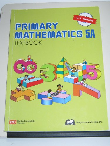 9789810185107: Primary Mathematics 5a: Us Edition - PMUST5A