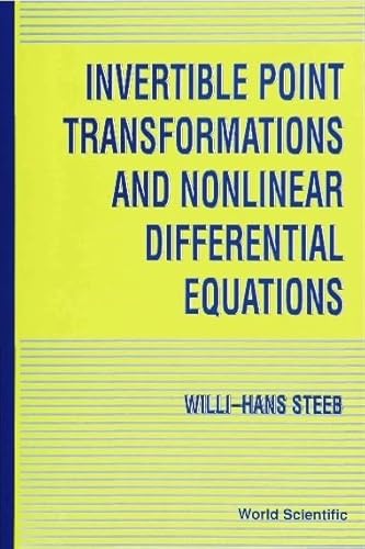 Beispielbild fr Invertible Point Transformations And Nonlinear Differential Equations. zum Verkauf von Antiquariat Bernhardt